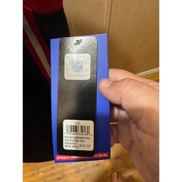 Ultra Game Kansas City Chiefs XXL Black Mesh Jersey NWT Sleeveless NFL Shirt - Picture 5 of 6